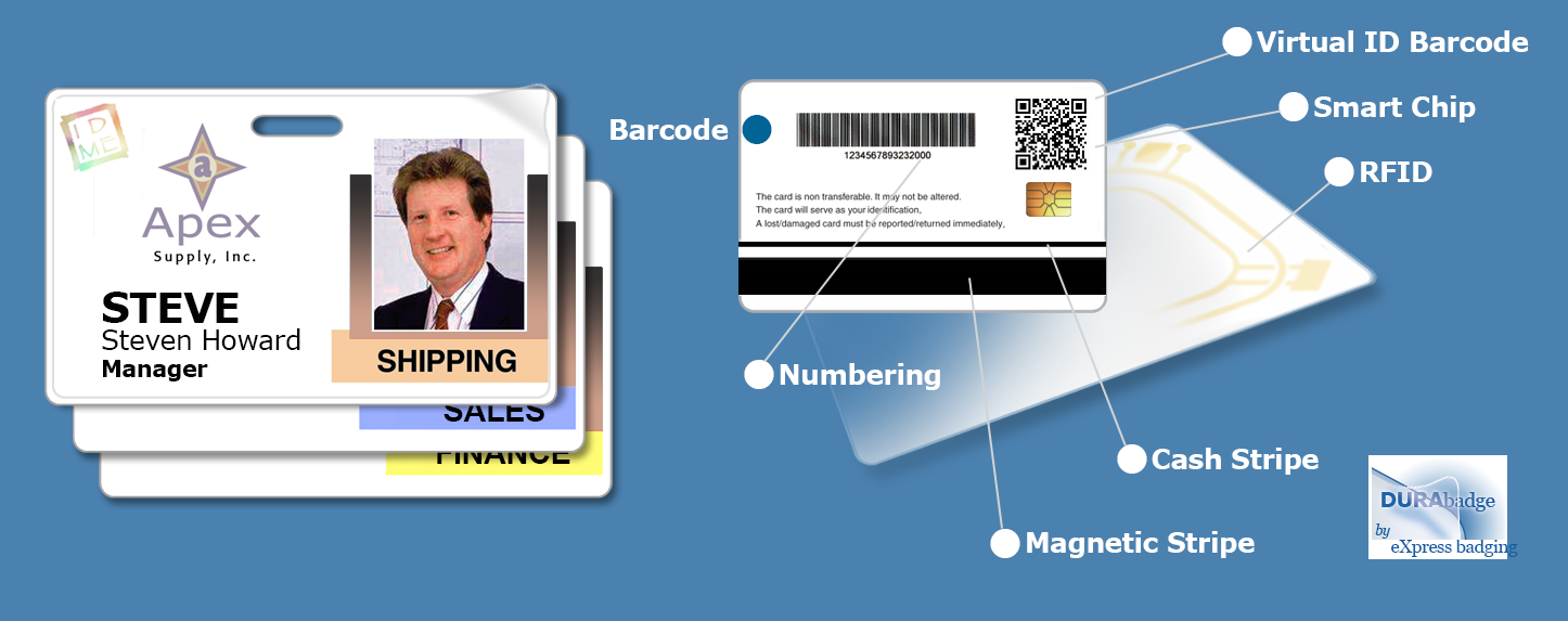 Custom Photo Identification eXpress badging™ Express Badging Services