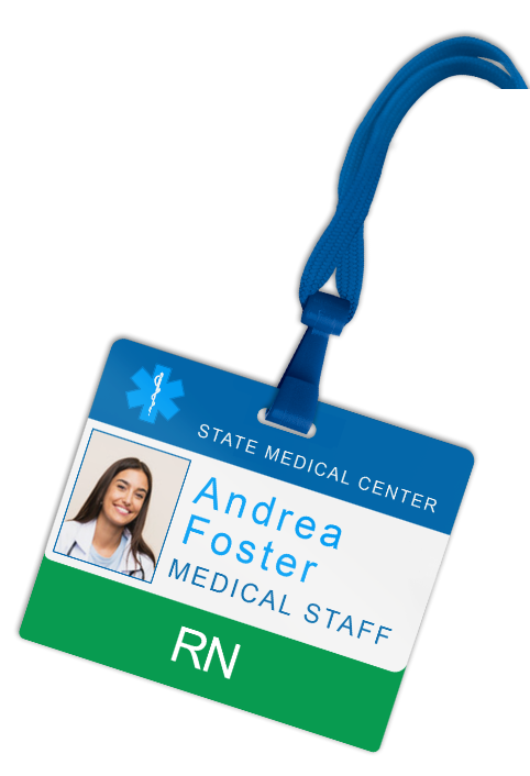 Mobile_AboutUs_Badge_Img Slotted medical ID badge
