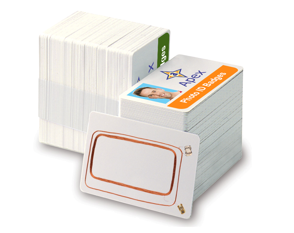 photo id badge rfid stack