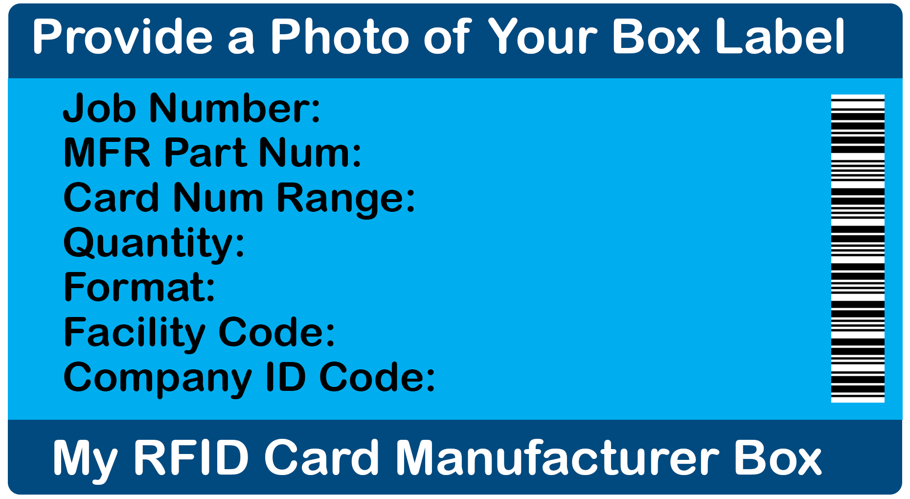RFID label by eXpressbadging
