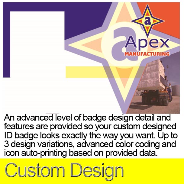 Custom ID Badge Design Option