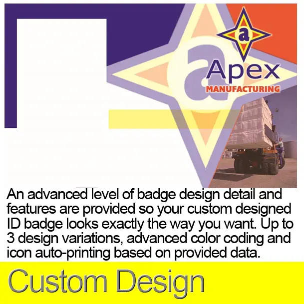 Custom ID Badge Design Option