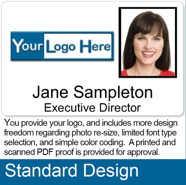 Standard ID Badge Design Option
