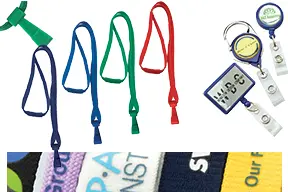 customer lanyards and badge reels