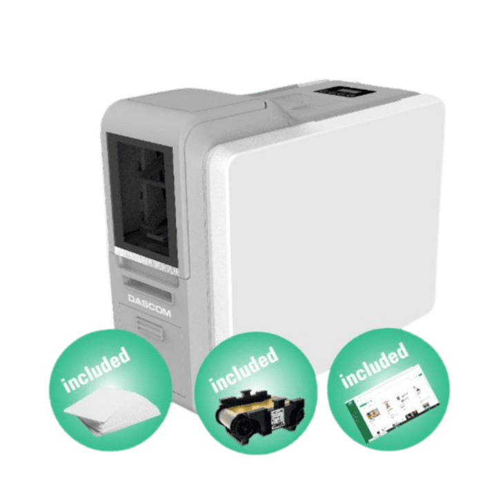 DC-340 Single Side Card Printer Bundle