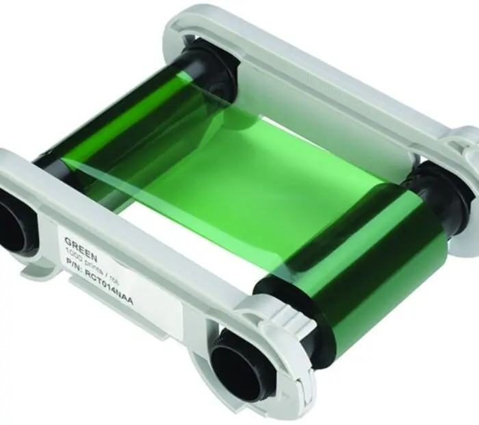 GREEN Monochrome Ribbon - up to 1000 prints / roll